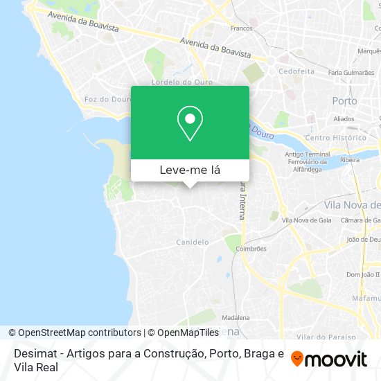 Desimat - Artigos para a Construção mapa