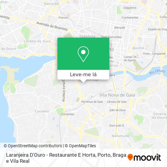 Laranjeira D'Ouro - Restaurante E Horta mapa