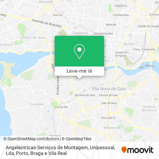 Angelectricas-Serviços de Montagem, Unipessoal, Lda mapa