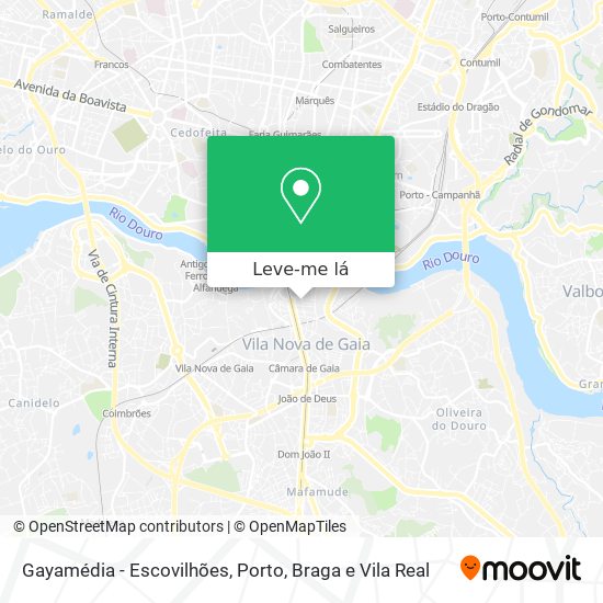 Gayamédia - Escovilhões mapa