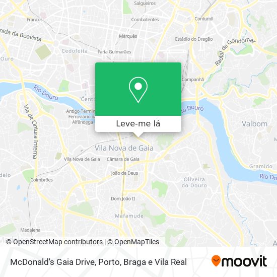 McDonald's Gaia Drive mapa