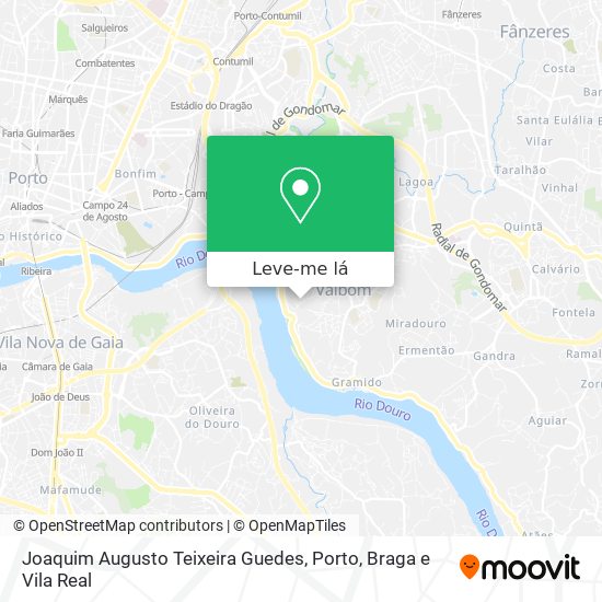 Joaquim Augusto Teixeira Guedes mapa