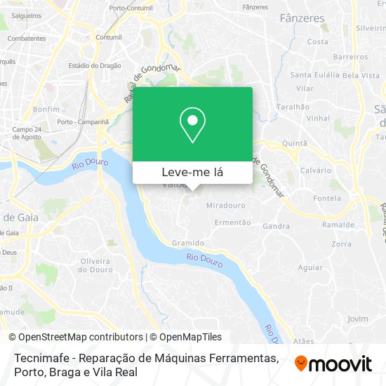 Tecnimafe - Reparação de Máquinas Ferramentas mapa