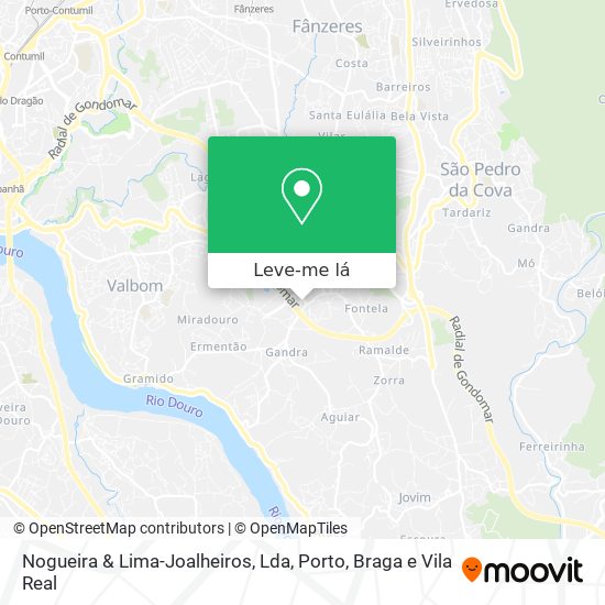 Nogueira & Lima-Joalheiros, Lda mapa