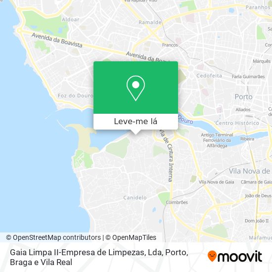 Gaia Limpa II-Empresa de Limpezas, Lda mapa