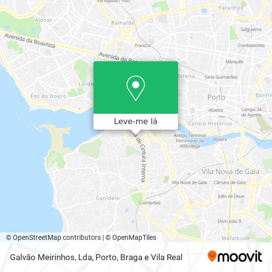 Galvão Meirinhos, Lda mapa