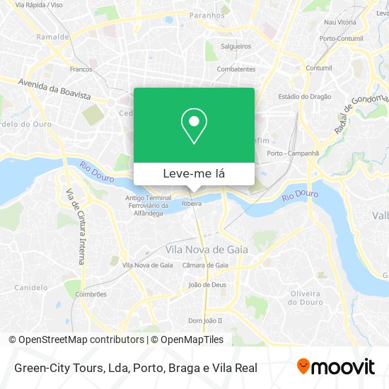 Green-City Tours, Lda mapa