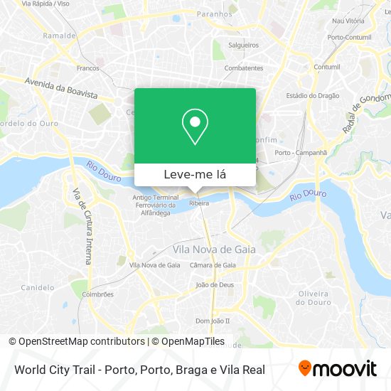 World City Trail - Porto mapa
