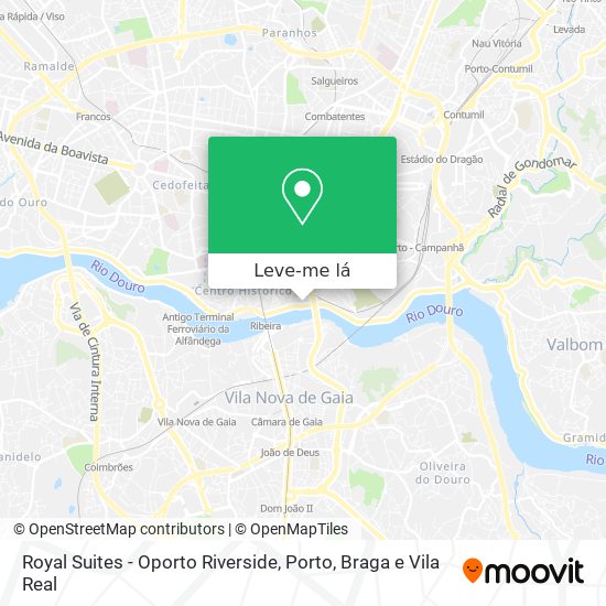 Royal Suites - Oporto Riverside mapa