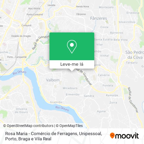 Rosa Maria - Comércio de Ferragens, Unipessoal mapa