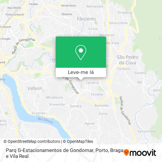 Parq G-Estacionamentos de Gondomar mapa