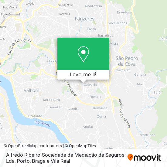 Alfredo Ribeiro-Sociedade de Mediação de Seguros, Lda mapa