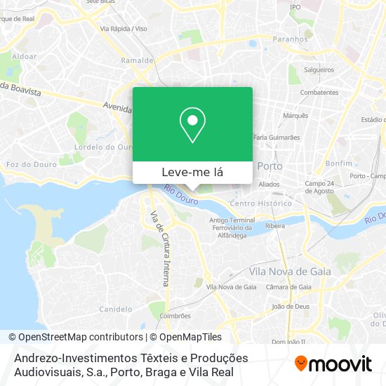 Andrezo-Investimentos Têxteis e Produções Audiovisuais, S.a. mapa
