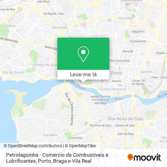 Petrolagoinha - Comércio de Combustíveis e Lubrificantes mapa