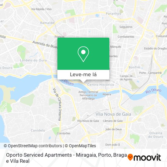Oporto Serviced Apartments - Miragaia mapa