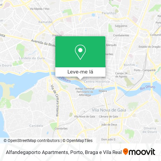 Alfandegaporto Apartments mapa