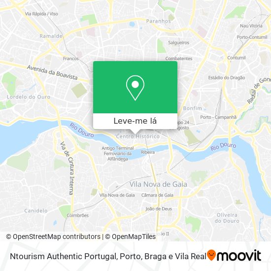 Ntourism Authentic Portugal mapa