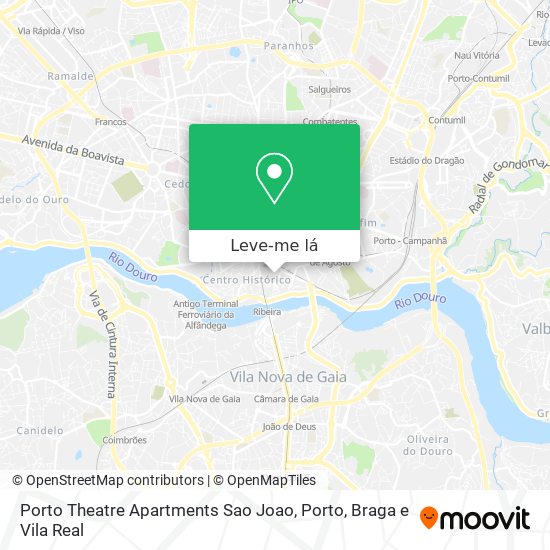 Porto Theatre Apartments Sao Joao mapa