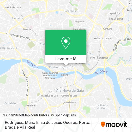 Rodrigues, Maria Elisa de Jesus Queirós mapa