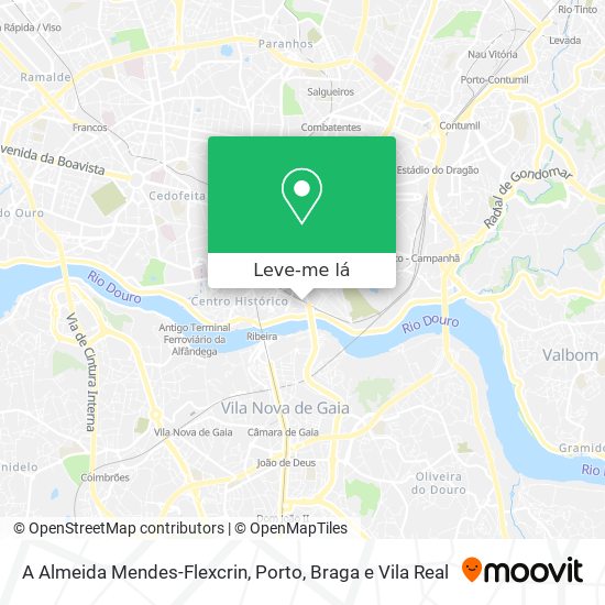 A Almeida Mendes-Flexcrin mapa