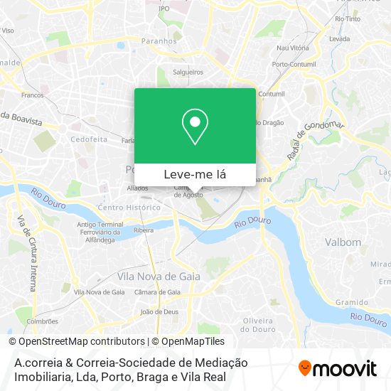 A.correia & Correia-Sociedade de Mediação Imobiliaria, Lda mapa