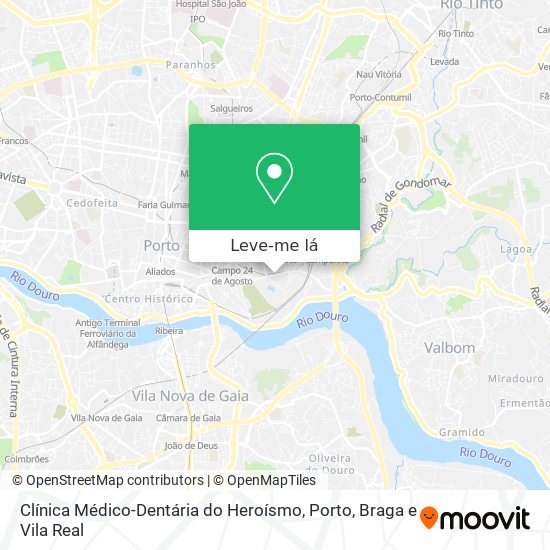 Clínica Médico-Dentária do Heroísmo mapa