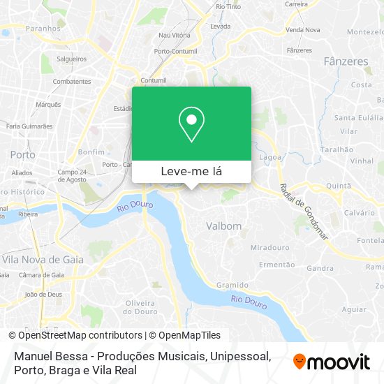 Manuel Bessa - Produções Musicais, Unipessoal mapa