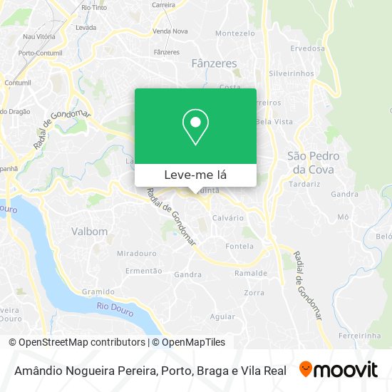 Amândio Nogueira Pereira mapa