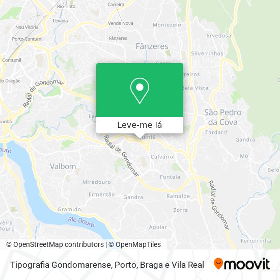 Tipografia Gondomarense mapa