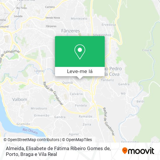 Almeida, Elisabete de Fátima Ribeiro Gomes de mapa