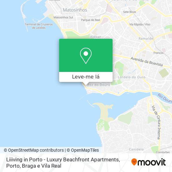 Liiiving in Porto - Luxury Beachfront Apartments mapa