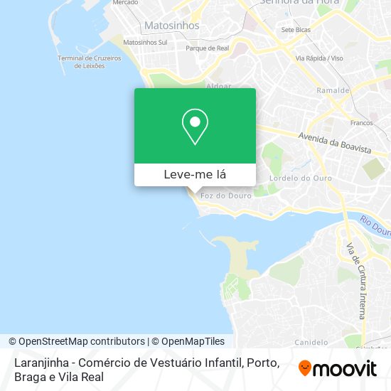 Laranjinha - Comércio de Vestuário Infantil mapa