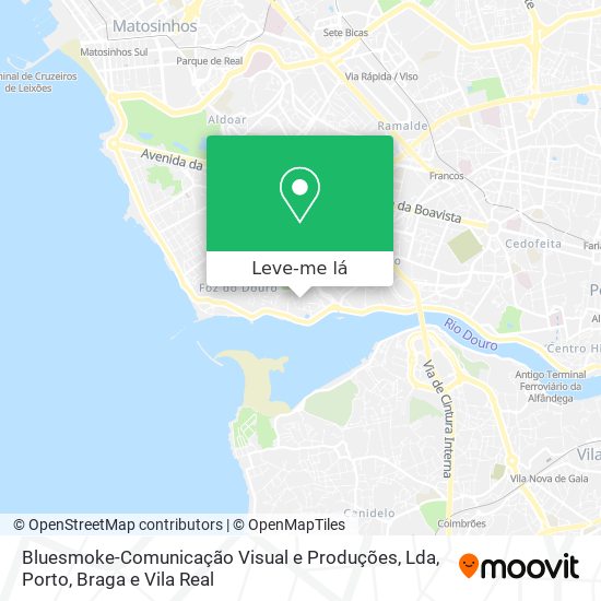 Bluesmoke-Comunicação Visual e Produções, Lda mapa