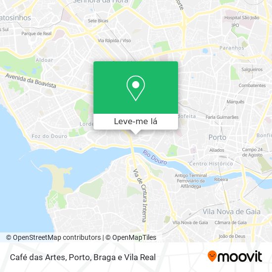 Café das Artes mapa