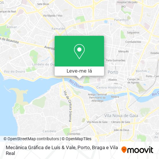 Mecânica Gráfica de Luís & Vale mapa