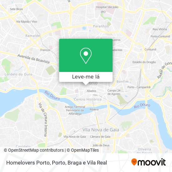 Homelovers Porto mapa