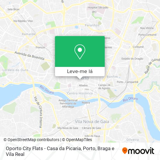Oporto City Flats - Casa da Picaria mapa