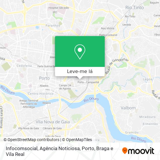 Infocomsocial, Agência Noticiosa mapa