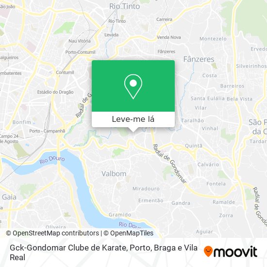 Gck-Gondomar Clube de Karate mapa