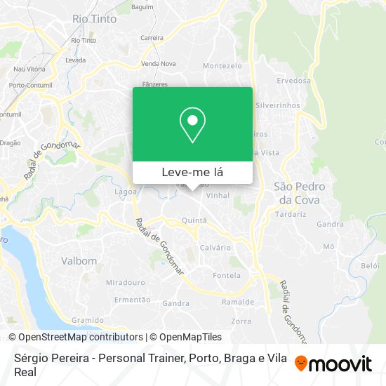 Sérgio Pereira - Personal Trainer mapa