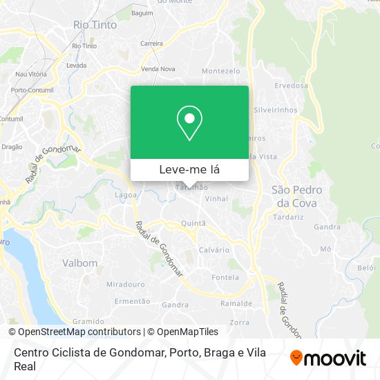 Centro Ciclista de Gondomar mapa