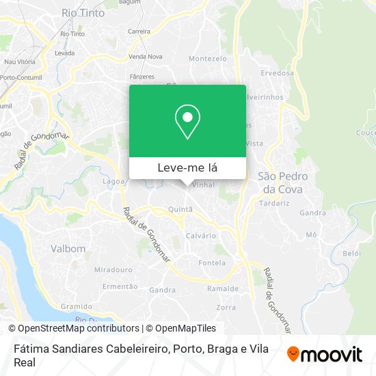 Fátima Sandiares Cabeleireiro mapa