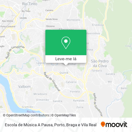 Escola de Música A Pausa mapa