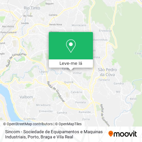 Sincom - Sociedade de Equipamentos e Maquinas Industriais mapa