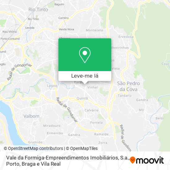 Vale da Formiga-Empreendimentos Imobiliários, S.a. mapa