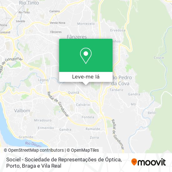 Sociel - Sociedade de Representações de Óptica mapa