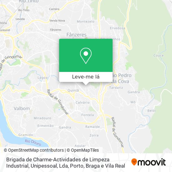 Brigada de Charme-Actividades de Limpeza Industrial, Unipessoal, Lda mapa