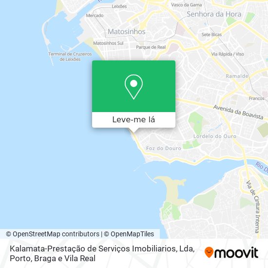 Kalamata-Prestação de Serviços Imobiliarios, Lda mapa