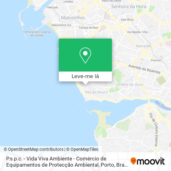 P.s.p.c. - Vida Viva Ambiente - Comércio de Equipamentos de Protecção Ambiental mapa