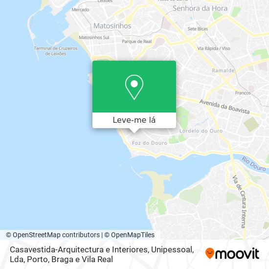 Casavestida-Arquitectura e Interiores, Unipessoal, Lda mapa